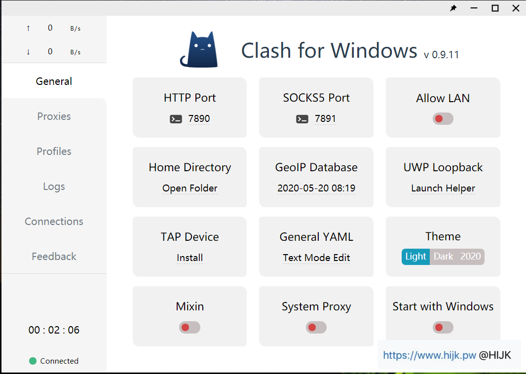 Clash for Windows配置trojan教程